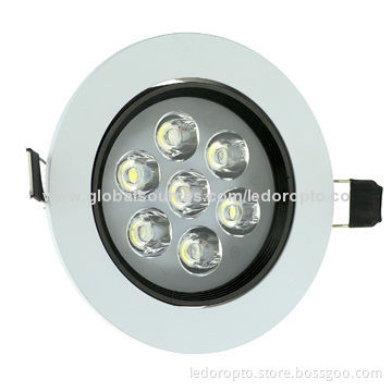 LD 7W LED Spotlight with Aluminum Fins, Bridgelux/Epistar/EpiLEDs Chips